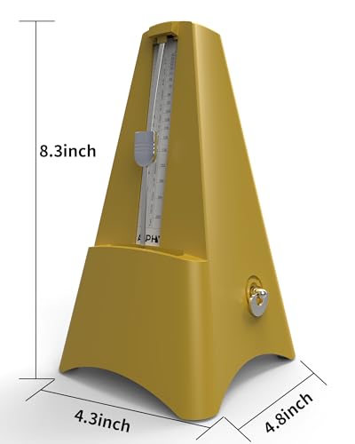 Mechanical Metronome, Classic Metronomes for Piano Guitar Violin or Other Instruments Track Beat and Tempo,AUPHY