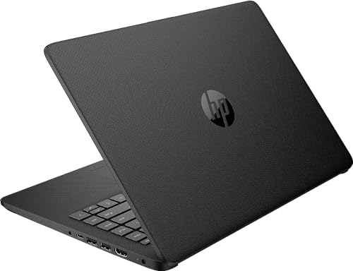 hp 14" Portable Laptop (Include 1 Year Microsoft 365), HD Display, Intel Quad-Core Processor, 16GB RAM, 128GB Storage, Wi-Fi 6, Webcam, HDMI, Windows 11 Home, Black