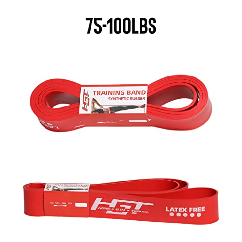 HGT Long Resistance Band - Extra Strength Latex-Free Workout Band for Women & Men - Supports Stretching, Yoga & Pilates - Exercise Equipment for Home/Gym Workouts