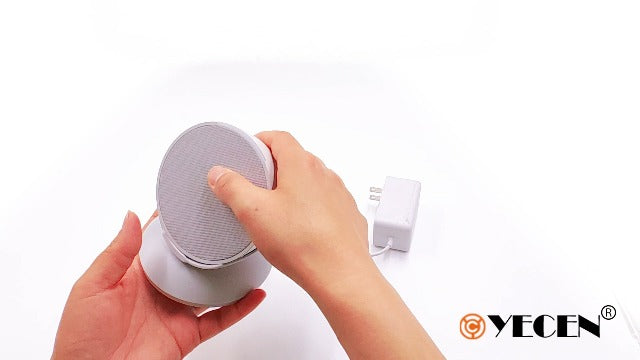 Stand for Echo Pop - Desktop Holder Mount for Echo Pop,Built-in Cable Management,Glacier White