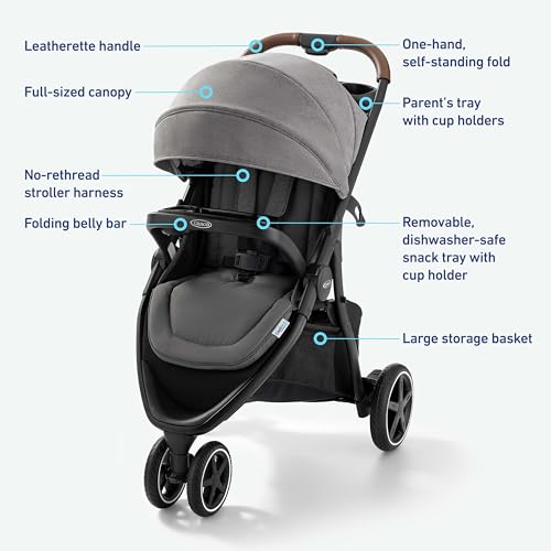 Graco® Outpace™ LX Stroller — All-Terrain 3-Wheel Baby Stroller