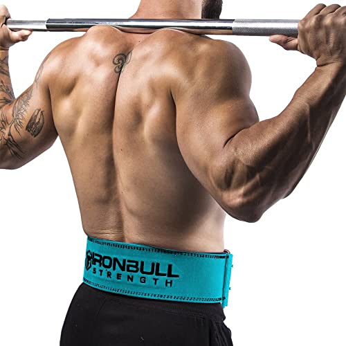 Powerlifting Belt - 10mm Double Prong Weightlifting Belt (IPF, USAPL, USPA & IPL Approved) | Leather Power Back Support for Weight Lifting, Strength Training, Strongman - Men & Women