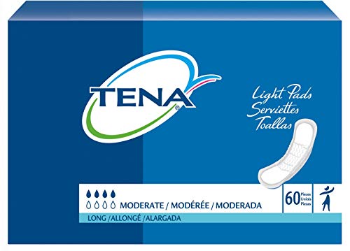 Personal Care TENA Moderate Absorbency Long Pad - Pack of 60