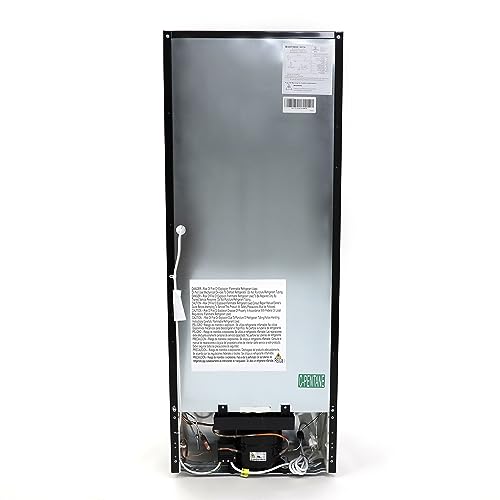 West Bend Apartment Refrigerator Freestanding Slim Design Full Fridge with Top Freezer for Condo, House, Small Kitchen Use, 7.4-Cu.Ft, Black