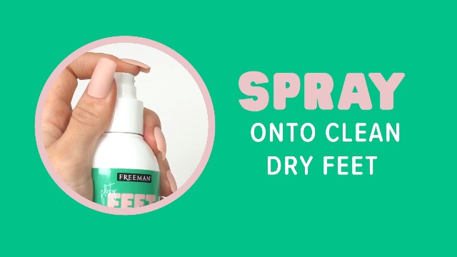 Freeman Flirty Feet Instant Foot Peeling Spray, Exfoliating Foot Mask For Summer, Moisturizing & Smooth Dry, Cracked Heels, Remove Dead Skin Quickly, Cruelty-Free & Vegan, 4 fl.oz./ 118 ml Bottle