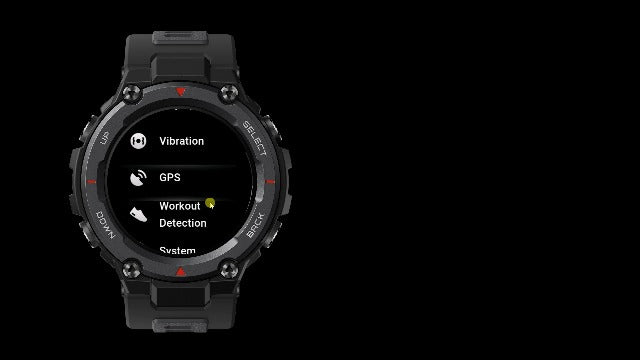 Amazfit T-Rex Pro Smart Watch, Rugged Military Certified, GPS, 18-Day Battery, Heart Rate Monitoring & VO2 Max, Sleep & Health Monitoring, 10 ATM Water-Resistant, with AI Fitness App (Black)