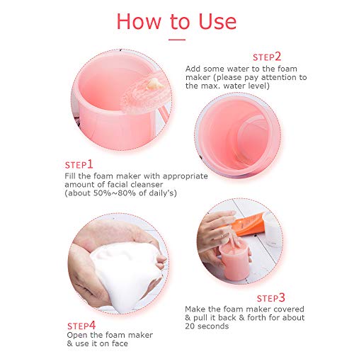 Foam Maker Plastic Bubble Maker Foamer Portable Facial Cleansing Tool Skin Care