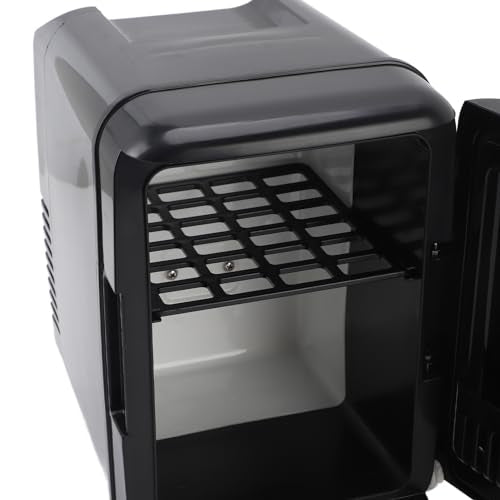 4L Mini Portable Compact Personal Fridge Cooler and Warmer,Mini Skincare Refrigerator Small Refrigerator for Food Drinks Skincare Beauty Makeup 100‑240V(US Plug)