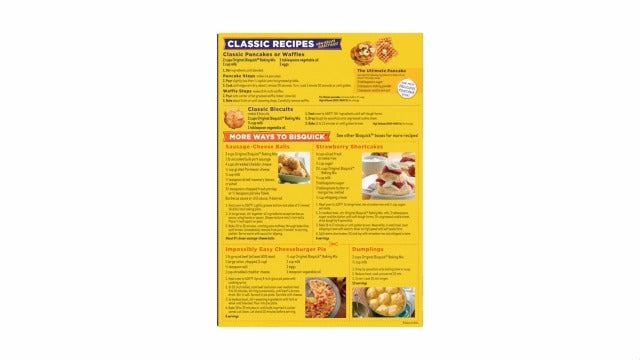 Betty Crocker Bisquick Original Pancake & Baking Mix, 40 oz.