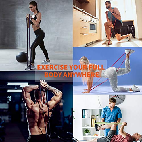 Pull up Assist Bands,Latex Resistance Band Loop for Strength Training,Warm up,Streching,Muscels Building,Home Gym Equipment for Men and Women-Heavy Level