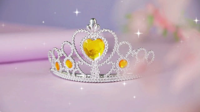 Meland Princess Dress up Clothes for Little Girl, 11Pcs Princess Cape with Crown, Princess Dresses for Girl 3-8 Birthday Gift