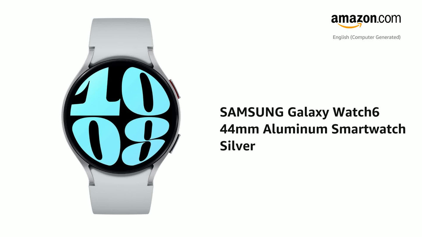 SAMSUNG Galaxy Watch 6 44mm Aluminum Bluetooth Smartwatch | Latin American Version | Sapphire Crystal | IP68 -