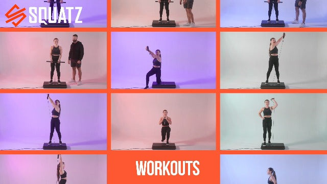 SQUATZ Pluto Home Smart Gym - 100lbs of Resistance - All-in-One Digital Gym Machine, WiFi and Bluetooth Enabled, Home Gym Equipment for Full Body Workouts