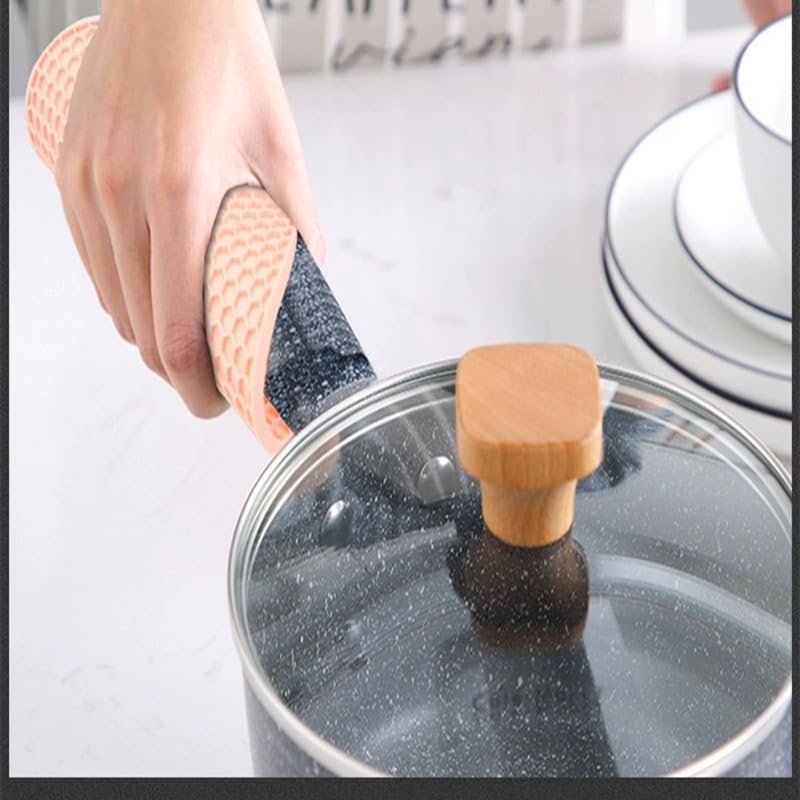 LBYJIAI Ultra Thick 8mm Silicone Trivets for Hot Dishes Pots and Pans, Silicone Trivet Mat Hot Plates to Protect Table, Silicone Hot Pads for Kitchen Counter, Pot Holders