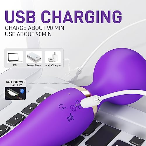 Powerful Bullet Tool Handheld Cordless Goop 10 Modes for Women's Pleasure, Quiet Mini Pocket Travel Personal Bullet Massage Wand Gifts for Women Quiet c527-25