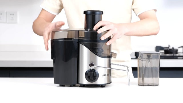 Juicer Machines, Juilist 3" Wide Mouth Juicer Extractor Max Power 800W, for Vegetable and Fruit with 3-Speed Setting, 400W Motor, Easy to Clean
