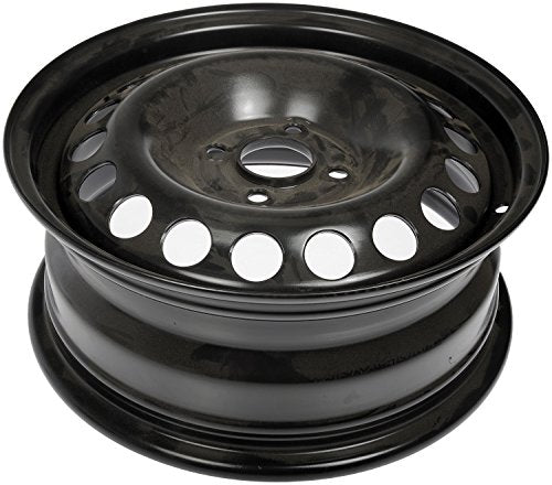 Dorman 939-100 15 x 6 In. Steel Wheel Compatible with Select Chevrolet / Pontiac Models, Black, Medium