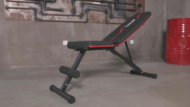 Weight Bench Press, Adjustable Workout Benches for Home Gym Dumbbell Exercise, 800 LB Stable Incline Decline Bench for Full Body Workout, 2 Sec Fast Folding Strength Training Sit up Bench