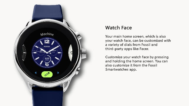 Fossil Gen 6 44mm Touchscreen Smart Watch for Men with Alexa Built-In, Fitness Tracker, Activity Tracker, Sleep Tracker, GPS, Speaker, Music Control, Smartphone Notifications