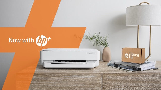 HP ENVY 6055e Wireless Color Inkjet Printer, Print, scan, copy, Easy setup, Mobile printing, Best-for-home, Instant Ink with HP+ (3 months included),white