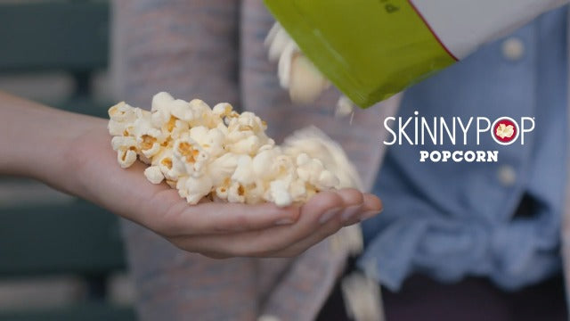 SkinnyPop Original Popcorn, Individual Snack Size Bags, Skinny Pop, Healthy Popcorn Snacks, Gluten Free, 0.65 Ounce (Pack of 30)