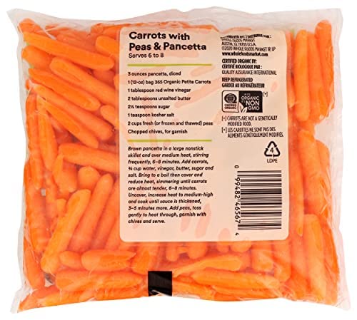 365 by Whole Foods Market, Carrot Petite Peeled Organic, 12 Ounce
