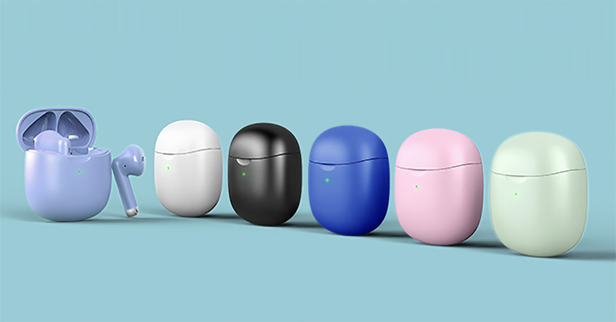 Wireless Earbuds, Bluetooth 5.3 Earbuds Stereo Bass, Bluetooth Headphones in Ear Noise Cancelling Mic, Earphones IP7 Waterproof Sports, 32H Playtime USB C Mini Charging Case Ear Buds for Android iOS