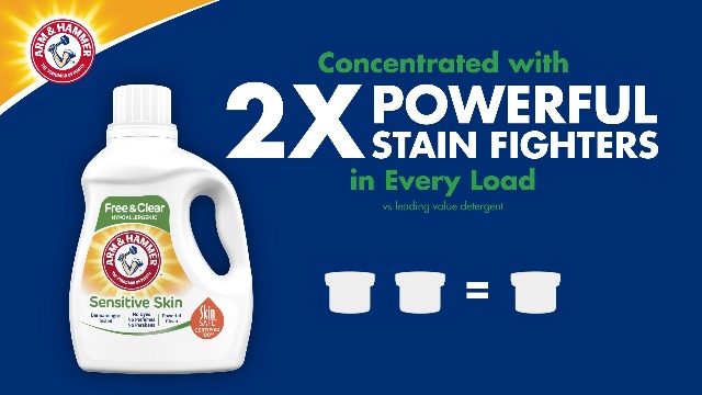 Arm & Hammer Sensitive Skin Free & Clear, 140 Loads Liquid Laundry Detergent, 140 Fl oz