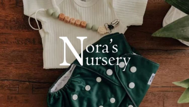 Nora's Nursery Cloth Diapers 7 Pack with 7 Inserts & 1 Wet Bag - Waterproof Cover, Washable, Reusable & One Size Adjustable Pocket Diapers for Newborns and Toddlers - Down to Earth
