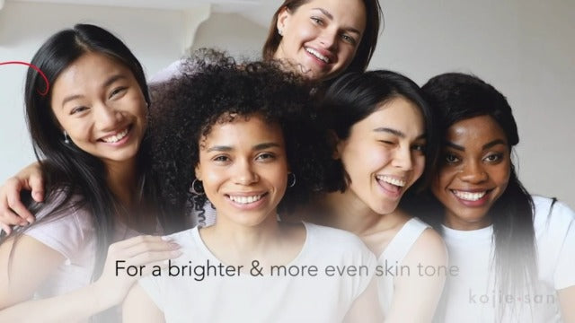 Kojie San Skin Brightening Soap - Original Kojic Acid Soap that Reduces Dark Spots, Hyperpigmentation, & Scars with Coconut & Tea Tree Oil - 65g x 2 Bars