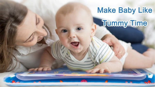 Tummy Time Water Mat 丨Water Play Mat for Babies Inflatable Tummy Time Water Play Mat for Infants and Toddlers 3 to 12 Months Promote Development Toys Cute Baby