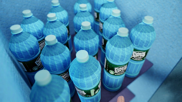 Poland Spring Brand 100% Natural Spring Water, 16.9 oz Plastic Bottles (Pack of 24)