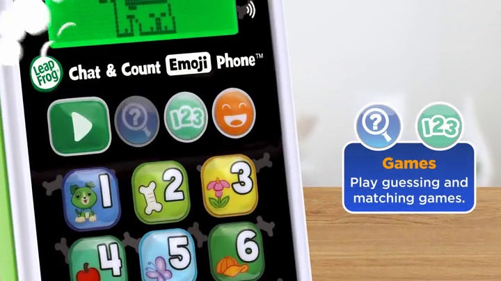 LeapFrog Chat and Count Emoji Phone, Purple