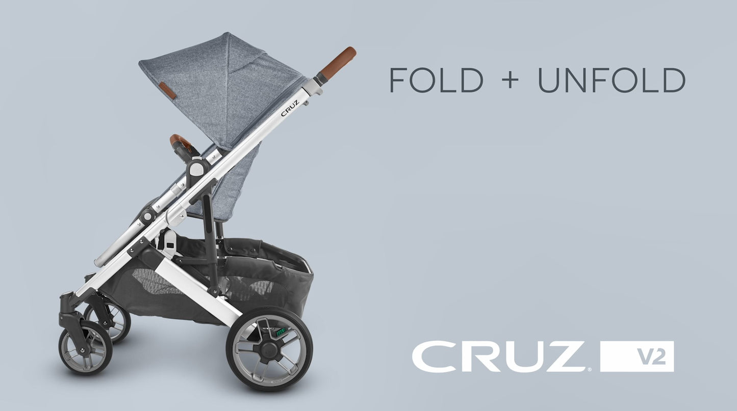 UPPAbaby Cruz V2 Stroller/Full-Featured Stroller with Travel System Capabilities/Toddler Seat, Bumper Bar, Bug Shield, Rain Shield Included/Jake (Charcoal/Carbon Frame/Black Leather)