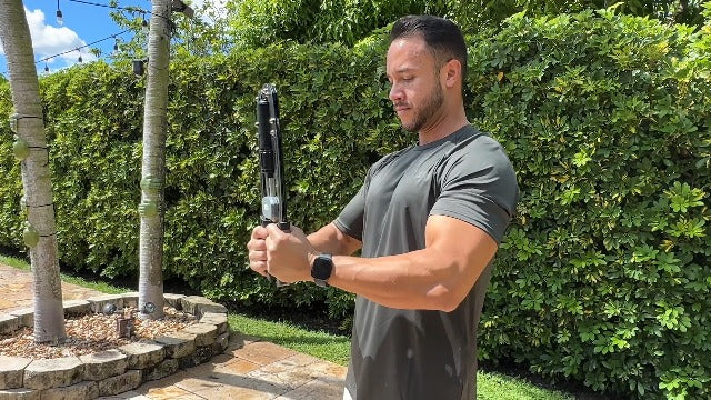 Lifepro Arm Exercise Hydraulic Power Twister Arm and Chest Exerciser - Chest Expander and Arm Workout Exercise Machine Adjustable 22-440lbs, Bicep Strengthener, Chest Workout Equipment Torsion Bar