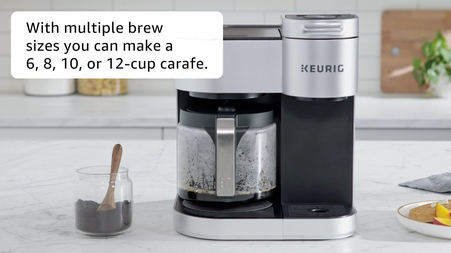 Keurig K-Duo Single Serve K-Cup Pod & Carafe Coffee Maker, Black