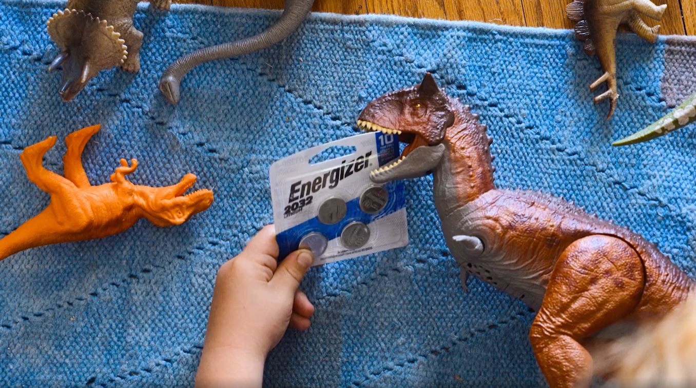 Energizer CR2032 Batteries, 3V Lithium Coin Cell 2032 Watch Battery,White (6 Count)