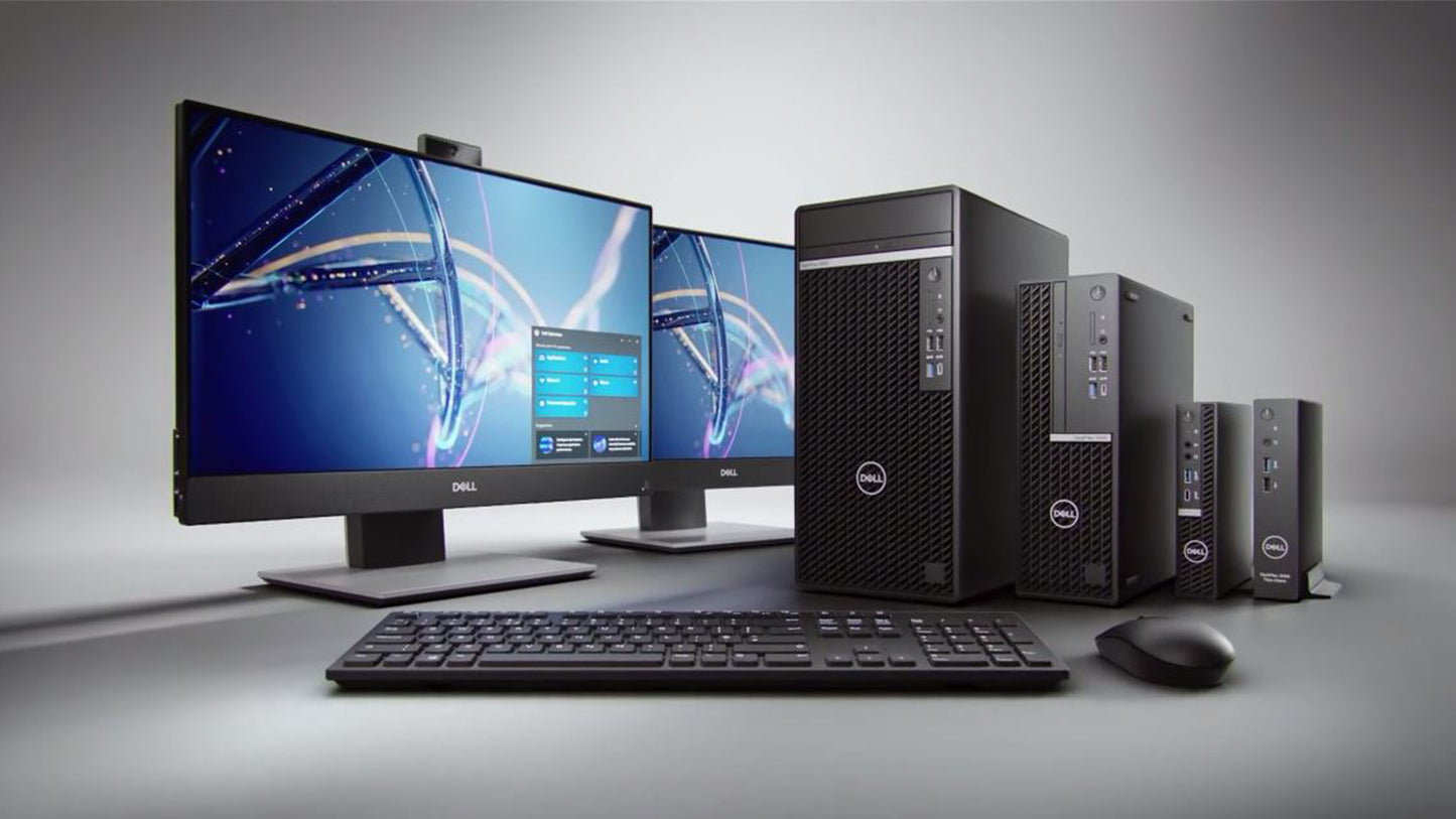 Dell Optiplex 7000 7010 SFF Intel i5-13500 (14 Cores, Beats Intel i7-12700T), 16GB RAM, 512GB NVMe, RJ-45, DP Port, HDMI, Wired KB & Mouse, W11P, 3YR, Business Desktop
