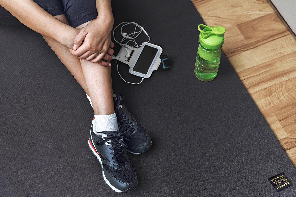 GXMMAT Extra Large Exercise Mat 10'x6'x7mm, Ultra Durable Workout Mats for Home Gym Flooring, Shoe-Friendly Non-Slip Cardio Mat for MMA, Plyo, Jump, All-Purpose Fitness