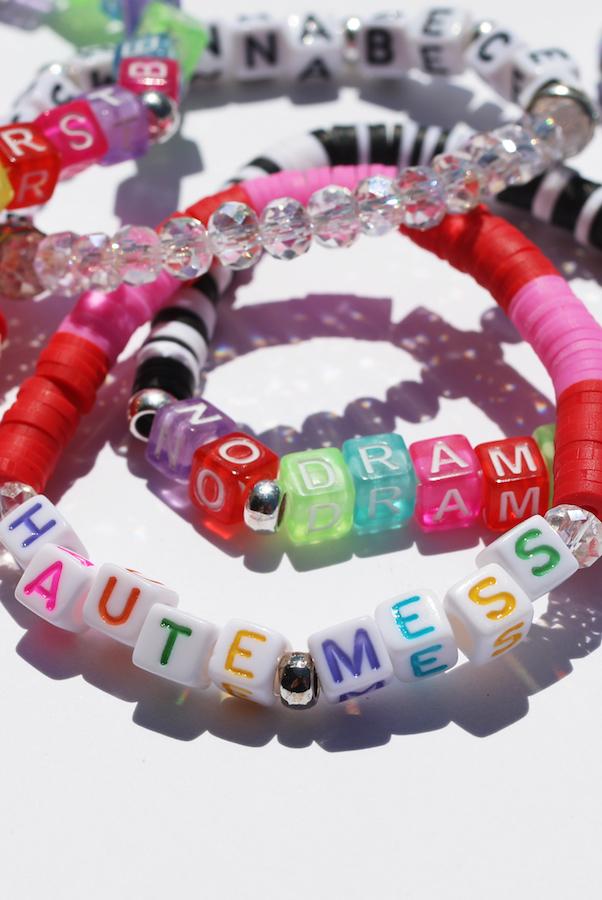 Haute Mess Colorful Inspirational Beaded Bracelet