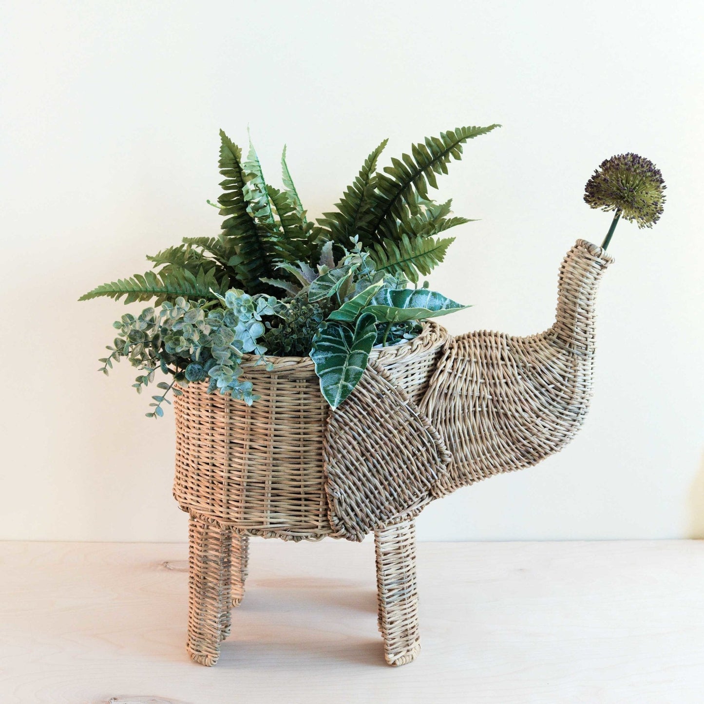Natural Rattan Elephant Basket - Wicker Basket | LIKHÂ