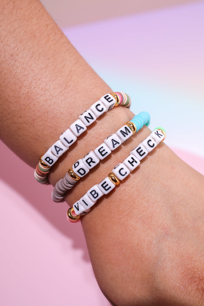 Dream Inspirational Beaded Bracelet