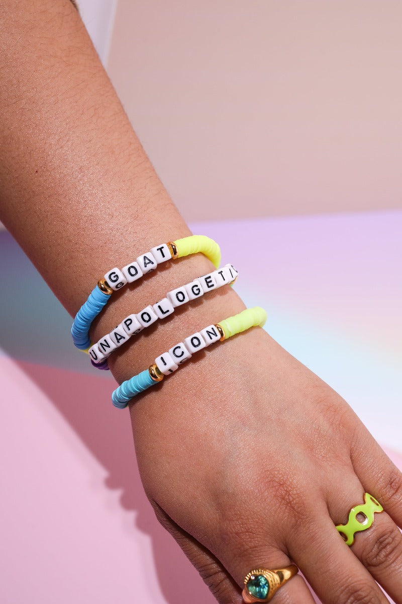 Unapologetic Inspirational Beaded Bracelet