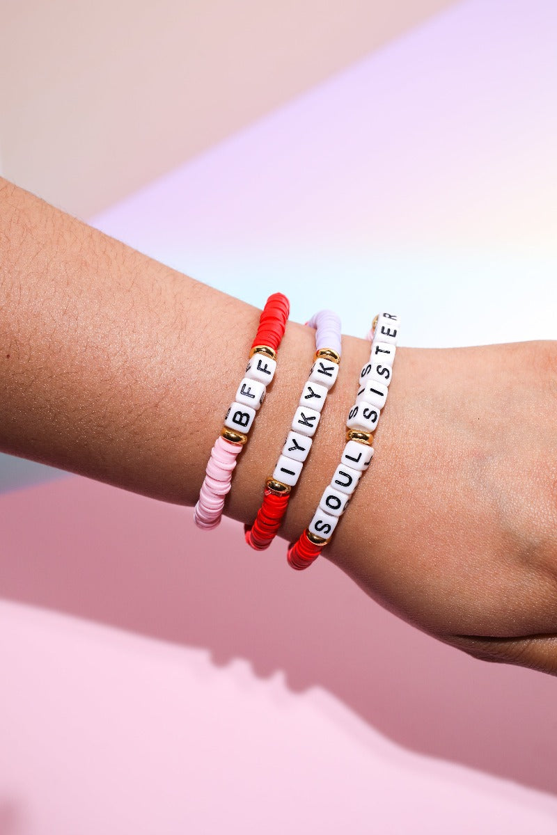 BFF Inspirational Beaded Bracelet