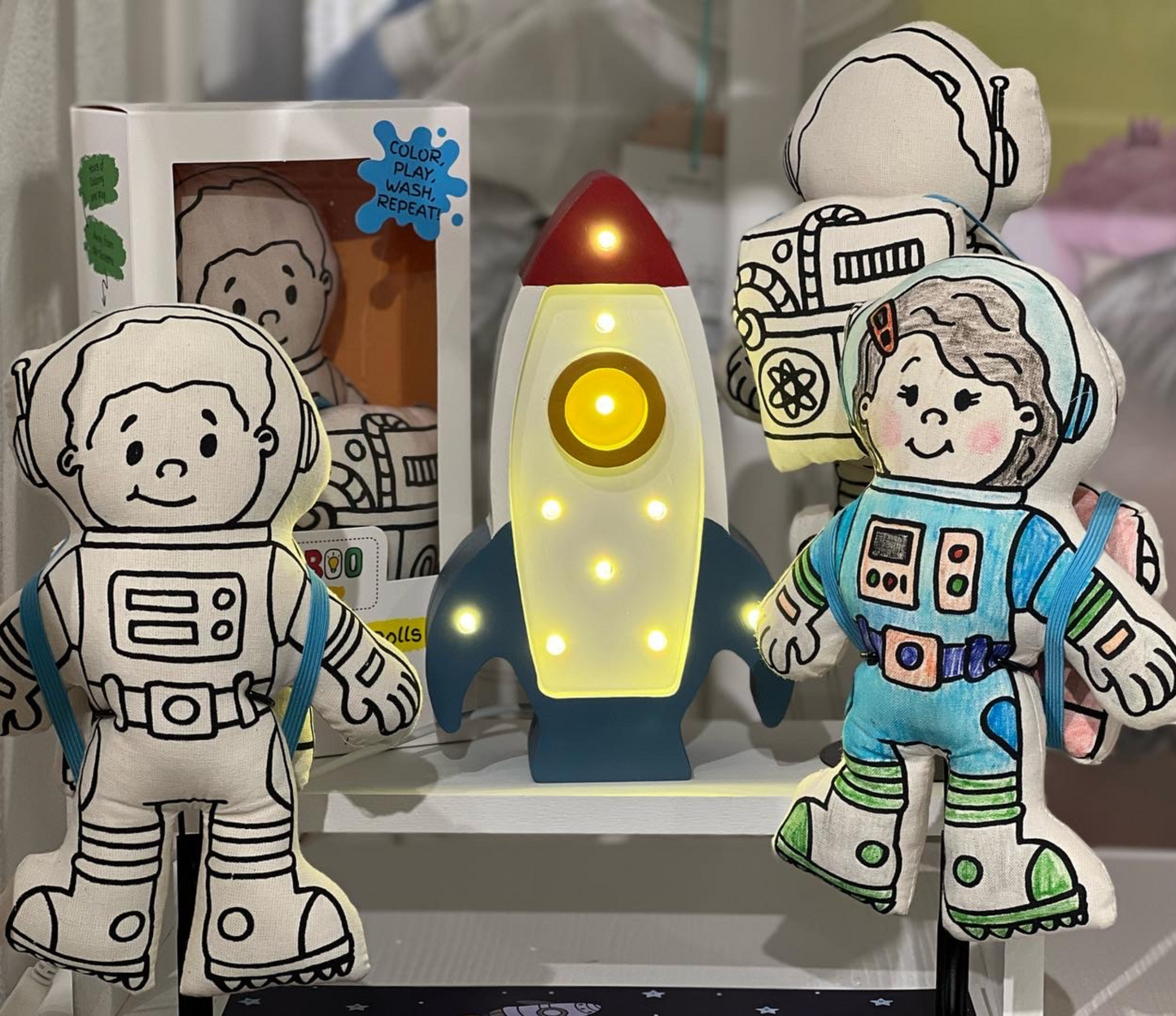 Boy Astronaut with Mini Space Pack