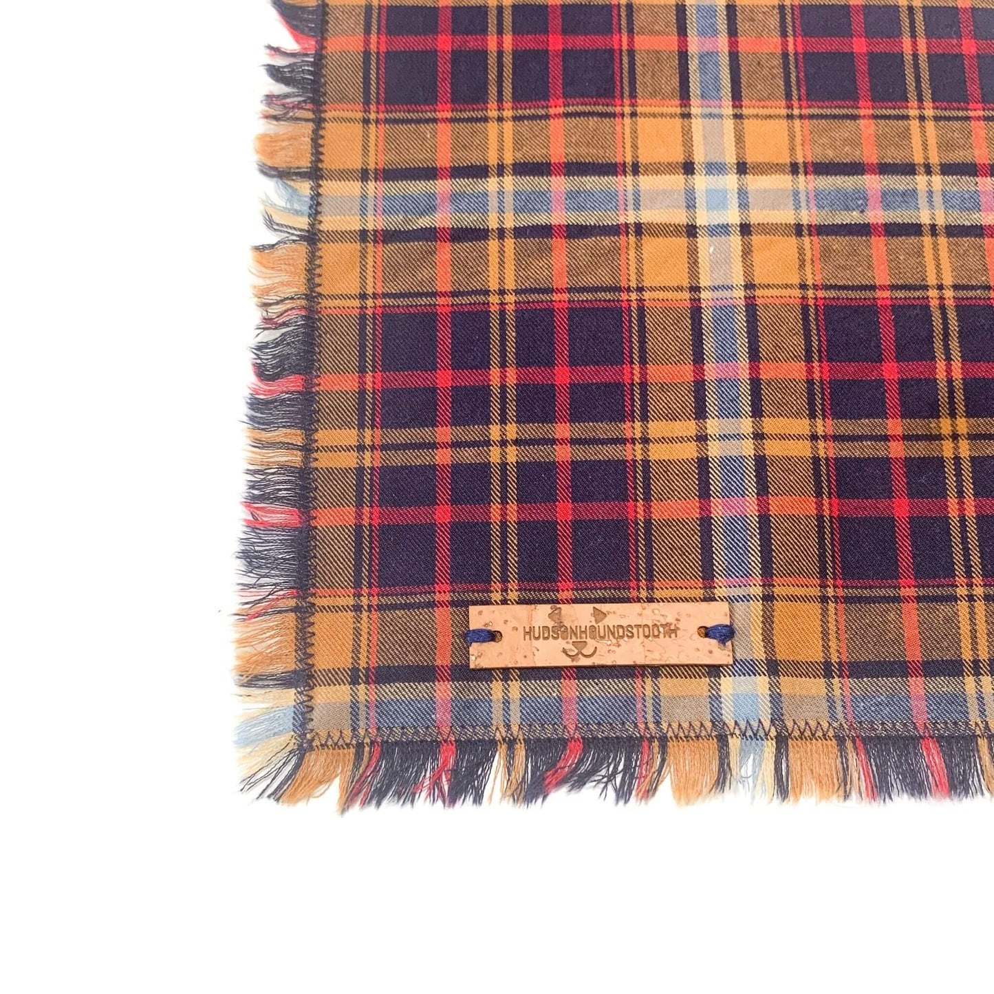 Navy Heritage Plaid Bandana
