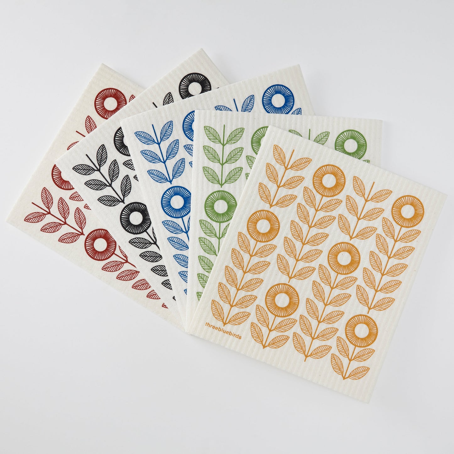 Sunflower Bundle (5 Swedish Dishcloths)