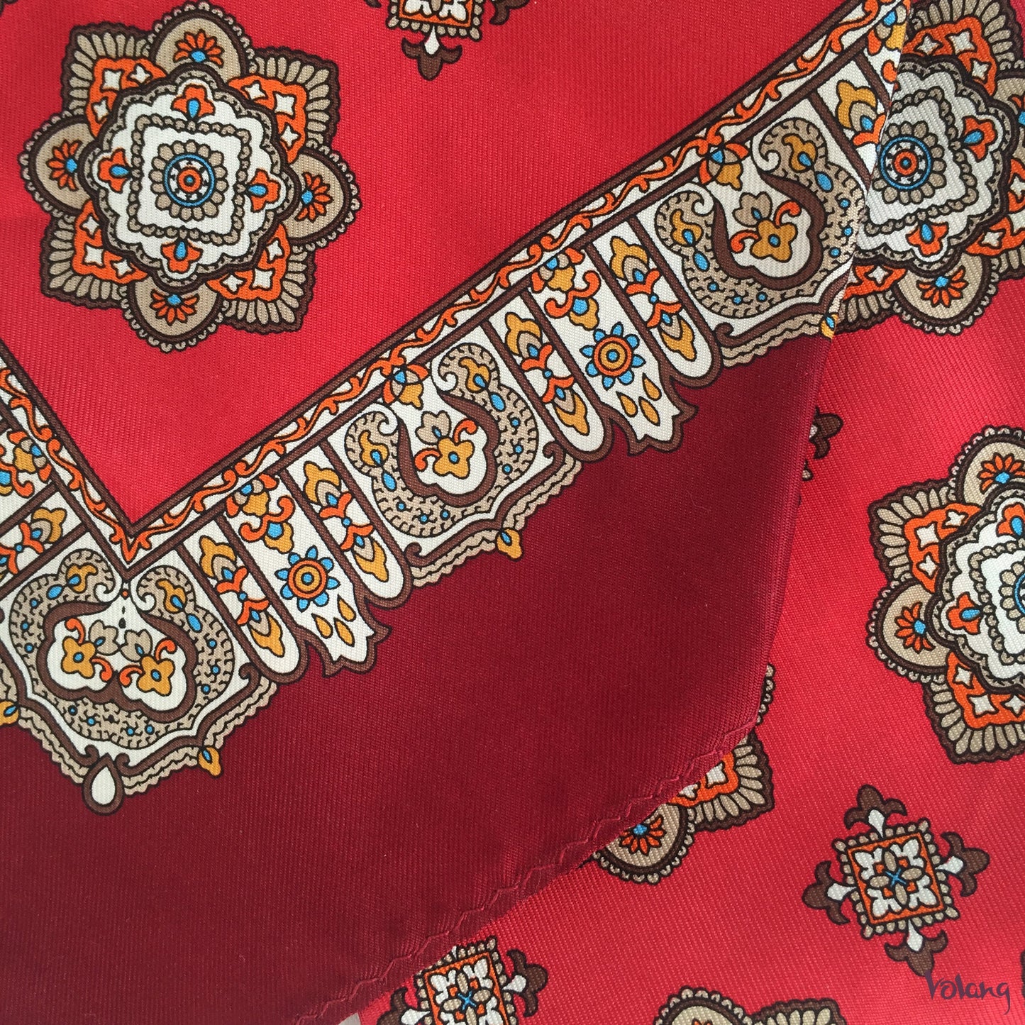 Silk Headband in Red