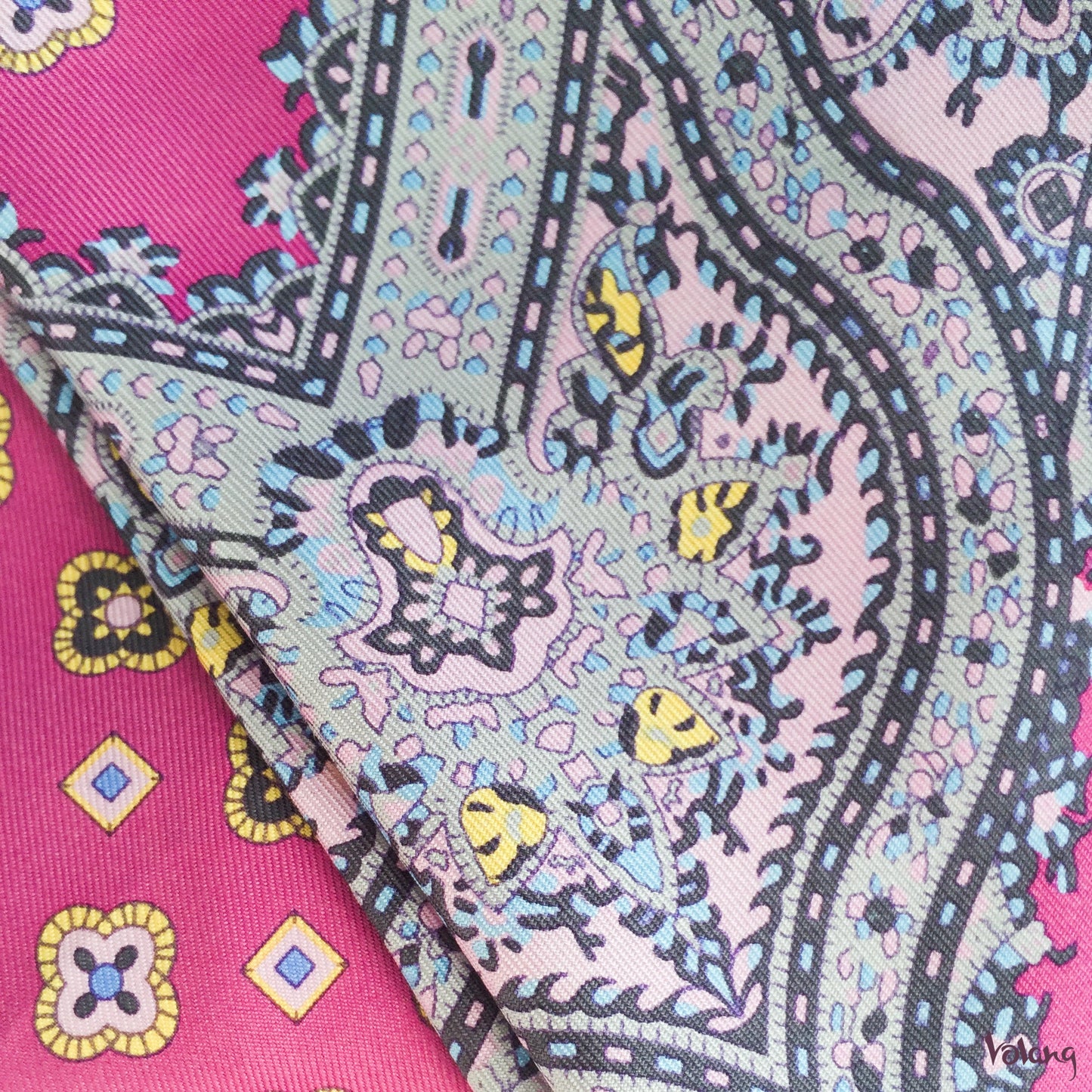Silk Headband in Hot Pink