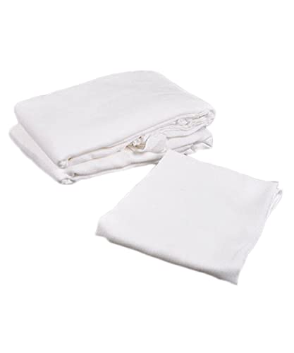 High Absorbancy Birdseye Reusable Flat Cloth Diapers, Soft & Safe 27 X 27 100% Cotton Burp Cloth, Also Great to Clean Mirrors (24)